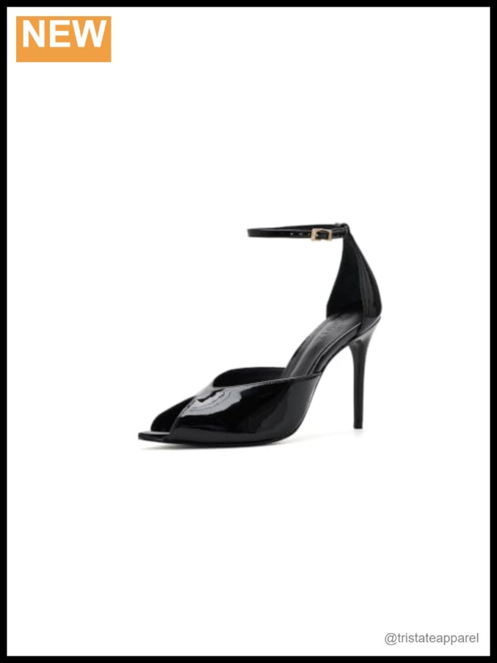 Lace Slingback Kitten Heel Sandals Open Toe Ankle Strap Leather